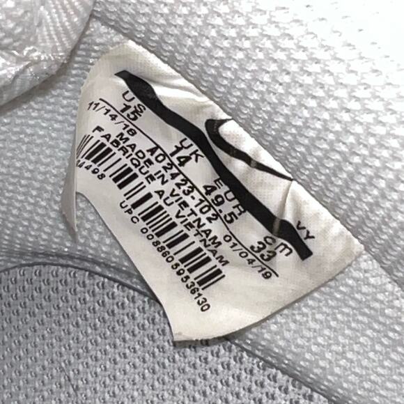 Nike Air Force 1 Low A02423-102 White/ Gym Red Leather Shoes Men 15 - Picture 4 of 15